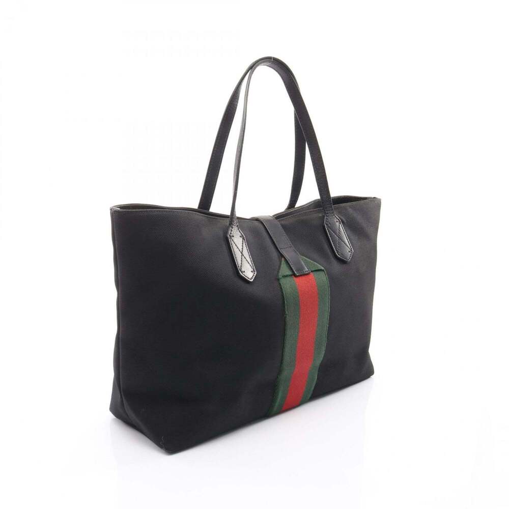 GUCCI Black Leather Tote Bag - Picture 2 of 10